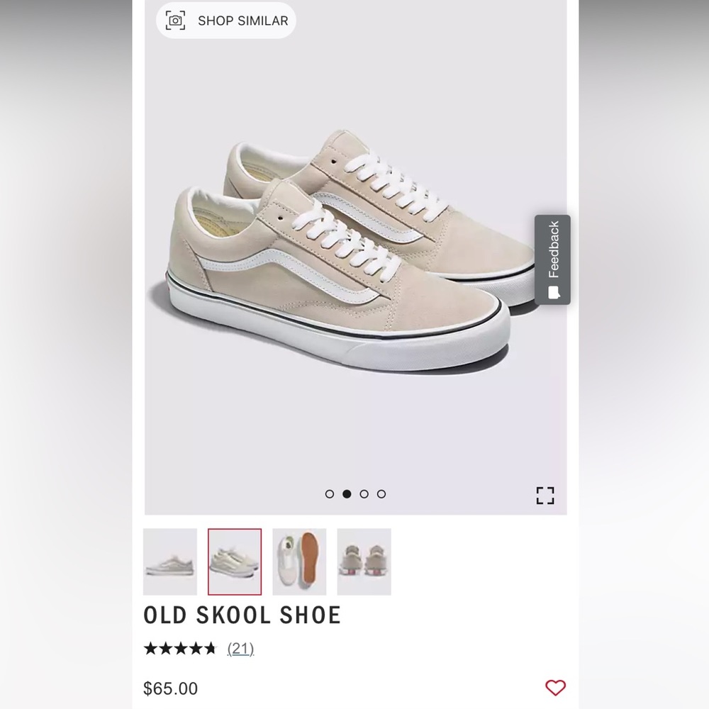 Old Skool Vans size 8